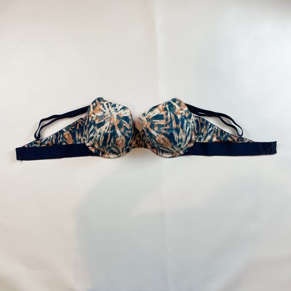 NWOT Victoria's Secret PINK Bra 36DD Wear Everywhere T-Shirt Tie Dye B1168 - Picture 2 of 8